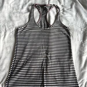 Black and White Striped Bodysuit